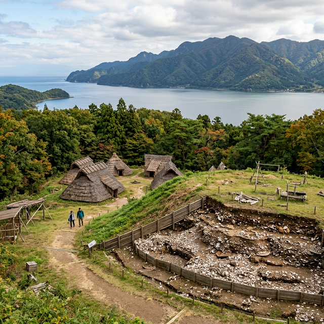美浦村文化財センター（陸平貝塚） のAI生成イメージイラスト